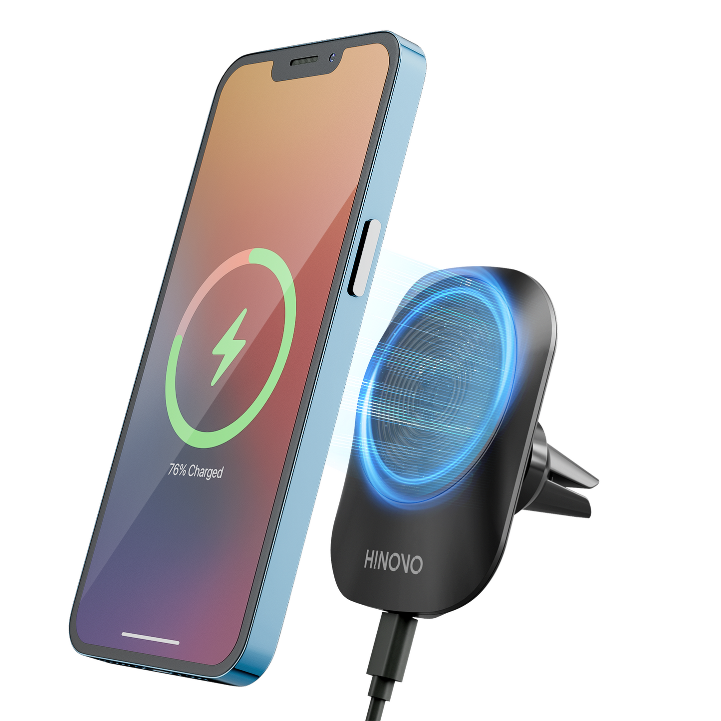 Magnetic Wireless Car Charger MC1-2